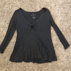 Gray American eagle long sleeve